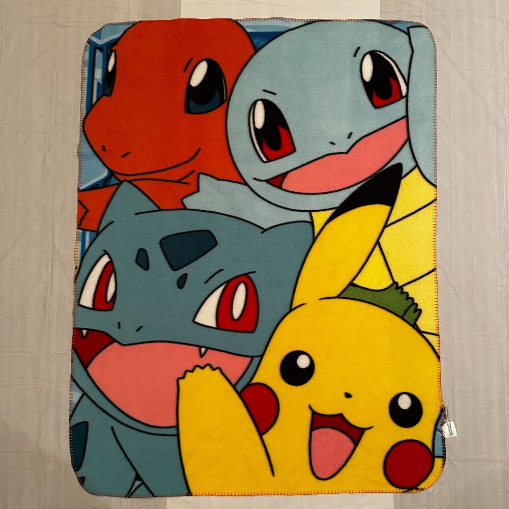 Pokemon Pikachu and Friends 57" x 44" Throw Blanket